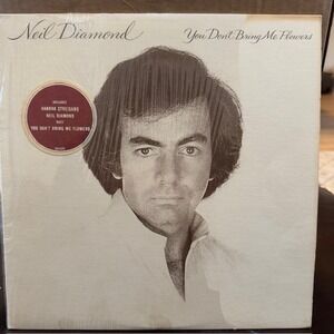 Neil Diamond You Don't Bring Me Flowers Vinyl LP 1978 Columbia FC 35625